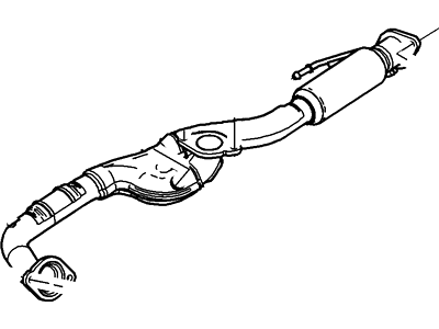 Mercury Mariner Exhaust Pipe - 8L8Z-5E256-BA