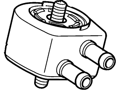2C3Z-6A642-BA Ford Oil Cooler Assembly Illustration 1 of 1