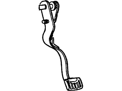 YC3Z-7B633-BA Ford Pedal - Clutch Illustration 1 of 1