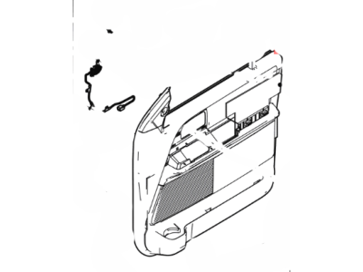 Ford 7L1Z-7823943-BA Trim Assy - Front Door