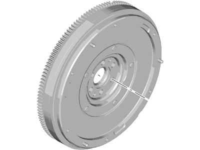 Ford C1BZ-6477-A Flywheel Assembly C1BZ-6477-A Ford Flywheel Assembly Illustration 1 of 1