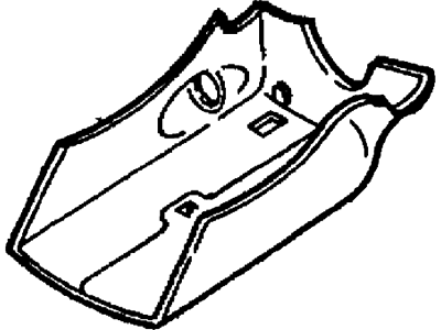 Mercury F5RZ3530B Shroud Assembly - Steering Column