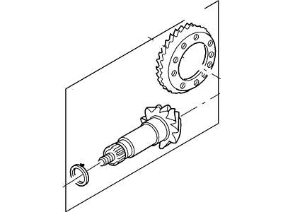 Ford 5L3Z-4209-B Ring & Pinion 5L3Z-4209-B Ford Ring & Pinion Illustration 1 of 1