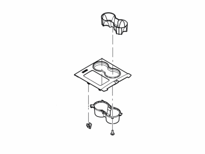 Ford GL7Z-78045A76-AA Panel Assembly - Console GL7Z-78045A76-AA Ford Panel Assembly - Console Illustration 1 of 1