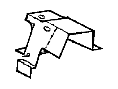 Ford YS4Z-54606A14-AA Bracket Assembly - Rear Seat Back, Passenger Side YS4Z-54606A14-AA Ford Bracket Assembly - Rear Seat Back, Passenger Side Illustration 1 of 1