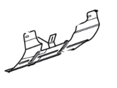 4G7Z-63017A28-AA Ford Reinforcement, Passenger Side Illustration 1 of 1