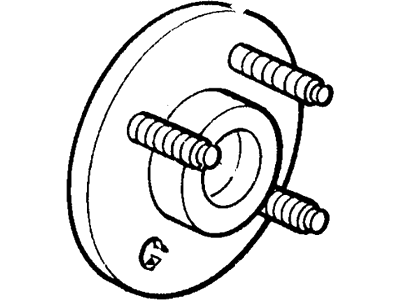 Mercury E3FZ1104A Hub Assembly - Wheel