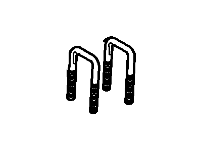 Ford F81Z-5455-AA U-Bolt F81Z-5455-AA Ford U-Bolt Illustration 1 of 1