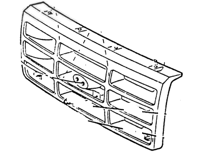 Ford F65Z-8200-AAK Grille Assy - Radiator             