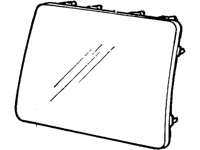 Ford F58Z-1625722-A Glass - Quarter Window