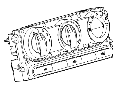 Ford 4L3Z-18549-AA Control Assy - Heater
