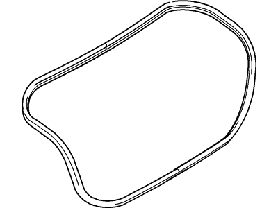 Ford 6E5Z-5443720-A Weatherstrip 6E5Z-5443720-A Ford Weatherstrip Illustration 1 of 1