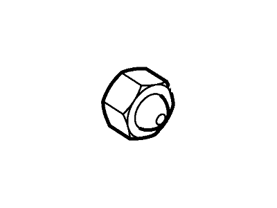 Mercury YS4Z-1A043-AA Nut - Wheel                        