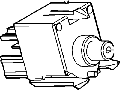 Mercury A/C Switch - 7C3Z-19986-A