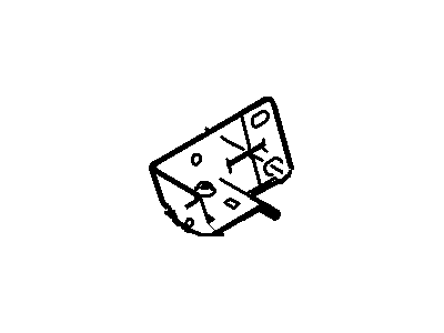 Ford BT4Z-14A705-A Bracket BT4Z-14A705-A Ford Bracket Illustration 1 of 1