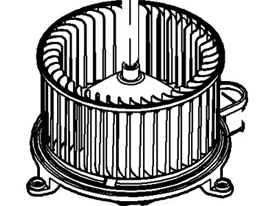 Ford BC3Z-19805-B Fan And Motor Assembly BC3Z-19805-B Ford Fan And Motor Assembly Illustration 1 of 1