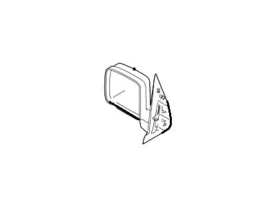 5L7Z-17682-EAA Ford Mirror Assembly - Rear View Outer, Passenger Side Illustration 1 of 1
