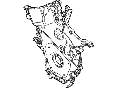 Ford 7T4Z-6019-GD Cover - Cylinder Front 7T4Z-6019-GD Ford Cover - Cylinder Front Illustration 1 of 1