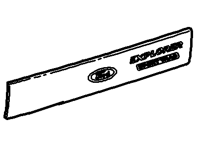 1L5Z-99425A34-AAC Ford Applique - Rear Panel Illustration 1 of 1
