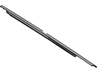 Ford AG1Z-5421453-AA Weatherstrip Assembly - Door Window, Driver Side AG1Z-5421453-AA Ford Weatherstrip Assembly - Door Window, Driver Side Illustration 1 of 1