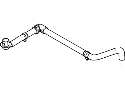 Ford 8C3Z-9049-B Tube - Ventilation 8C3Z-9049-B Ford Tube - Ventilation Illustration 1 of 1