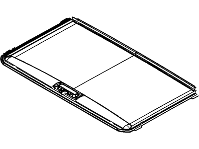 BE8Z-54519A02-BA Ford Panel Assembly - Sliding Roof Sunshade Illustration 1 of 1