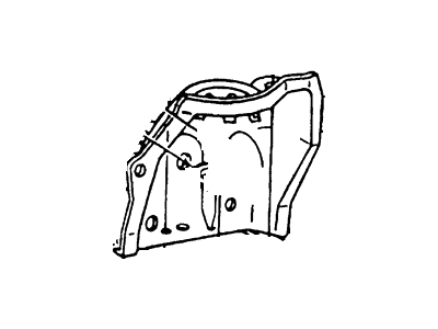 Ford F1TZ-5A306-A Seat - Spring, Passenger Side F1TZ-5A306-A Ford Seat - Spring, Passenger Side Illustration 1 of 1