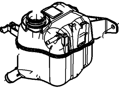 Lincoln AG1Z-8A080-C Tank Assy - Radiator Overflow
