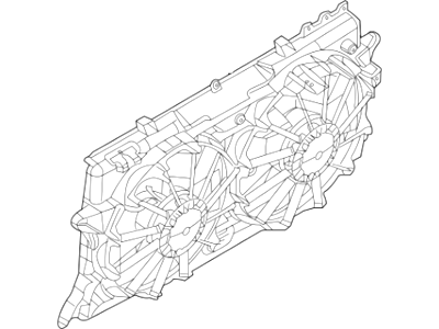 Ford BL3Z-8C607-A Motor And Fan Assy - Engine Cooling