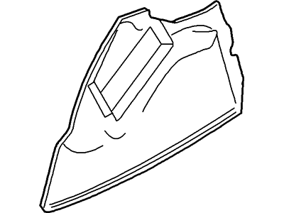 Ford 5S4Z-5445423-BAB Trim - Load Compartment, Driver Side 5S4Z-5445423-BAB Ford Trim - Load Compartment, Driver Side Illustration 1 of 1