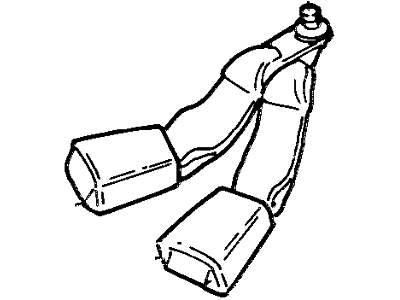 Mercury Cougar Seat Belt - F4SZ6360045E