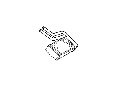 Mercury YS2Z-18476-AA Heater Assembly - Less Radiator