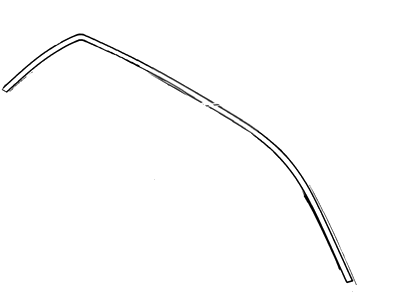 F2MY-5451822-A Ford Weatherstrip, Passenger Side Illustration 1 of 1