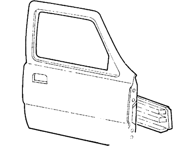 Mercury F23Z5420201A Panel Assembly - Door Outer