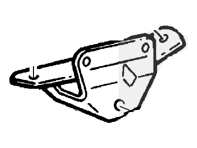 Ford F87Z-5775-AB Bracket - Spring - Front, Passenger Side F87Z-5775-AB Ford Bracket - Spring - Front, Passenger Side Illustration 1 of 1