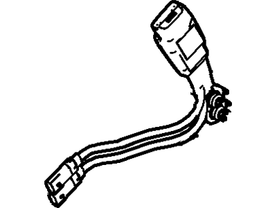 Ford BL3Z-1561202-AC Seat Belt Assembly, Passenger Side BL3Z-1561202-AC Ford Seat Belt Assembly, Passenger Side Illustration 1 of 1