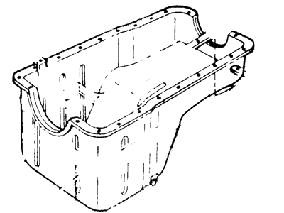 Mercury F77Z-6675-AC Pan Assy - Engine Oil              