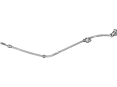 Mercury Hood Release Cable - E3ZZ-16916-A
