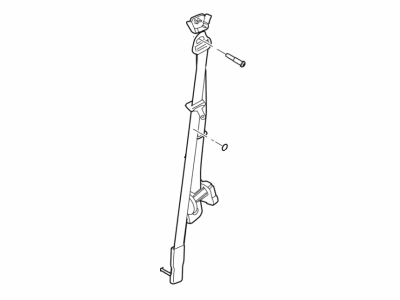 Ford 9L1Z-40611B68-AB Seat Belt Assembly 9L1Z-40611B68-AB Ford Seat Belt Assembly Illustration 1 of 1
