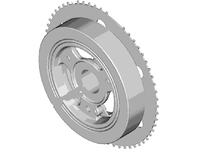 Ford DS7Z-6312-A Pulley - Crankshaft DS7Z-6312-A Ford Pulley - Crankshaft Illustration 1 of 1