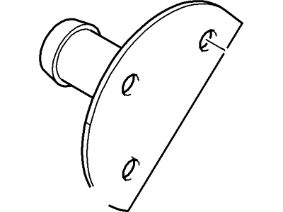 Mercury F5RZ-7140-A Shaft - Reverse Idler Gear