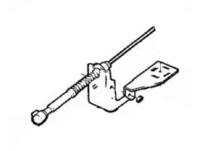 Mercury F5CZ9A758AB Cable Assembly - Throttle Control