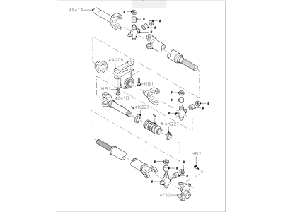 Ford 8L3Z-4R602-H Shaft Assembly - Drive