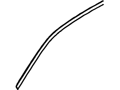 Ford AG1Z-54255A60-A Moulding - Door Window Frame, Passenger Side AG1Z-54255A60-A Ford Moulding - Door Window Frame, Passenger Side Illustration 1 of 1