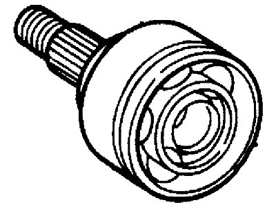 Mercury F8RZ3B437DE Joint & Stub Shaft Assembly