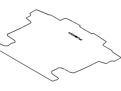 Mercury AH6Z-5413042-BA Mat - Loading Compartment