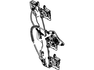 Ford BE8Z-5423209-A Regulator - Window - Less Motor
