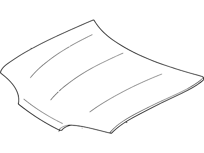 Ford F5RZ16612B Hood Assembly