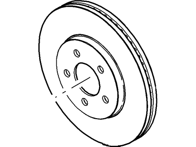 Lincoln Brake Rotor - 3U2Z-1V125-AB