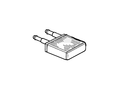 Mercury F1CZ-18476-A Heater Assembly - Less Radiator